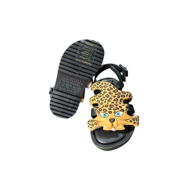 Mini Melissa Jeremy Scott Leopard Sandals Size 5 New! - Picture 3 of 3